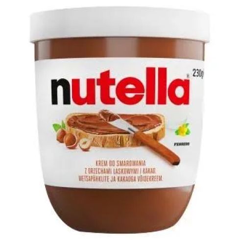 Nutella Krem do smarowania z orzechami laskowymi i kakao 230 g