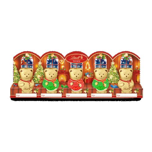 Lindt Teddy milk mini xmas tag 5x10g