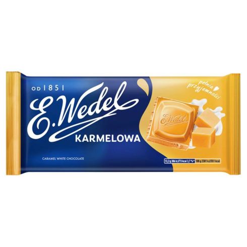 E.wedel czekolada biała karmelowa 80g