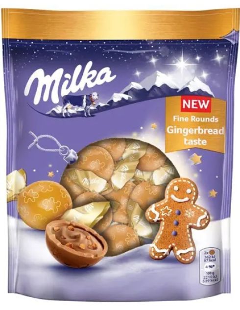 Milka gingerbread fine rounds 90g