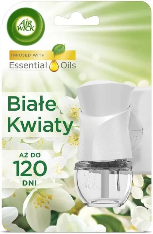 Air wick elektryczny białe kwiaty 19ml komplet