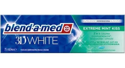 Blend-a-med 3D white extreme mint kiss pasta do zębów 75ml