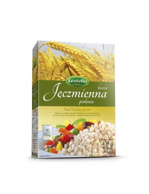 Lestello kasza jęczmienna perłowa 4x100g