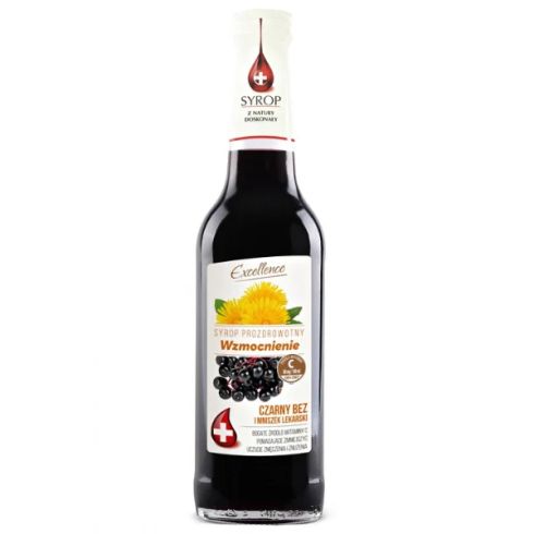Excellence syrop z owoców czarnego bzu i ekstraktu z kwiatu mniszka lekarskiego 320ml