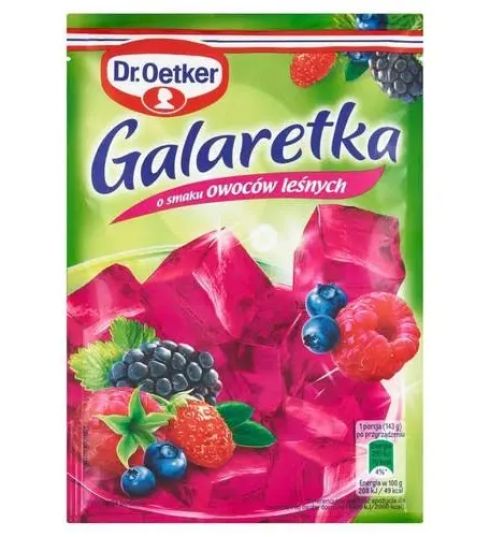 Dr.Oetker galaretka o smaku owoców leśnych 72g