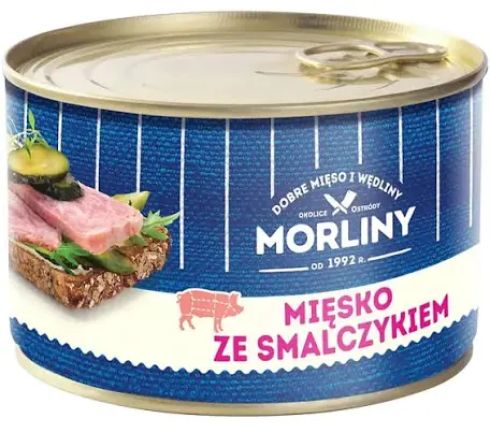 Morliny mięsko ze smalczykiem 400g