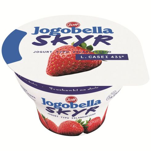Jogobella skyr truskawki na dnie 150g