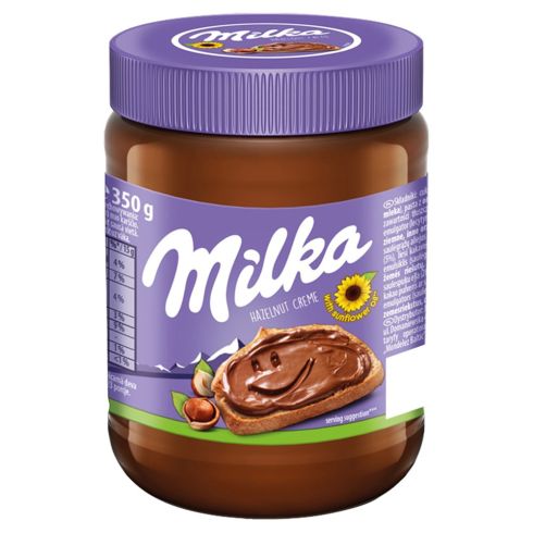 Milka spread 350g krem do smarowania z orzechami laskowymi