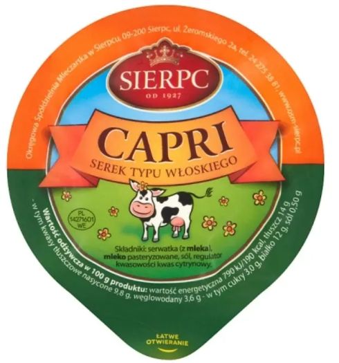 Sierpc serek capri 220g