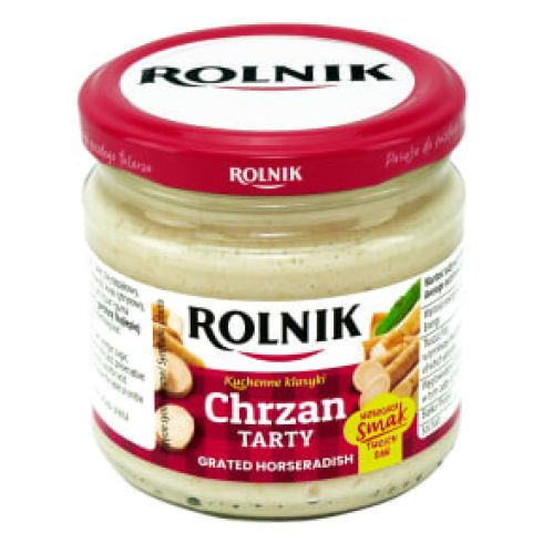 Chrzan tarty 190g Rolnik