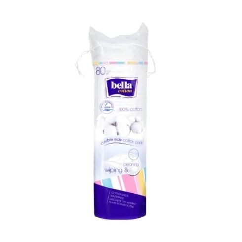 Płatki kosmetyczne okrągłe Bella cotton 80szt