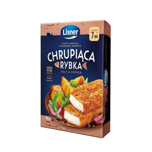 Chrupiąca rybka Salt&pepper 180g Lisner