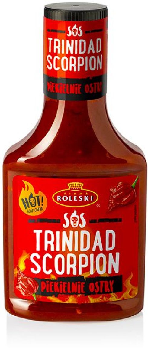 Roleski sos ostry trinidad scorpion 340g