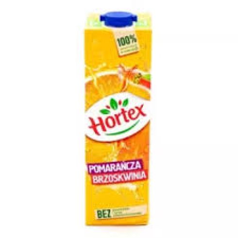 Hortex pomarańcza brzoskwinia napój karton 1L