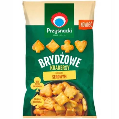 Brydżowe krakersy o smaku serowym 100g Przysnacki