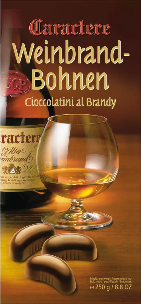 Piasten pralinki caractere z brandy 250g