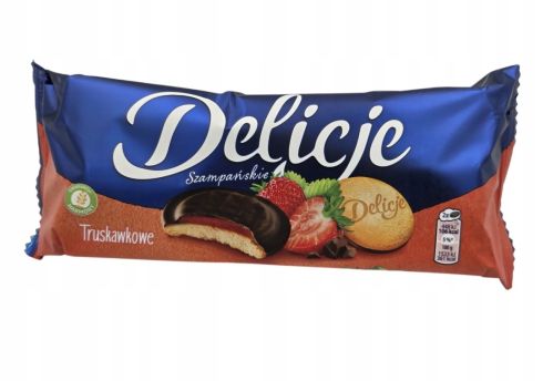 Delicje truskawkowe szampańskie delicje 147g