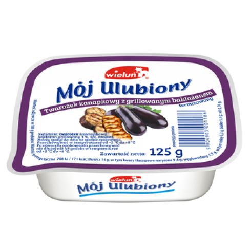 Twarożek kanapkowy mój ulubiony z grillowanym bakłażanem 125g