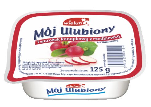 Twarożek kanapkowy mój ulubiony z rzodkiewką 125g