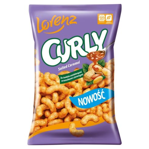 Chrupki curly słony karmel 100g