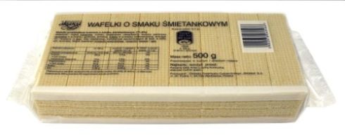 Skawa wafelki śmietankowe 500g