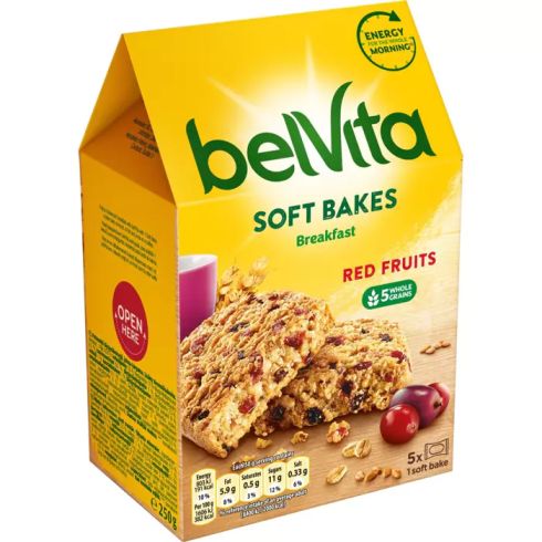 Belvita soft red berries 250g