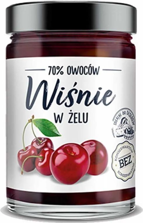 Wiśnie w żelu helcom 320g