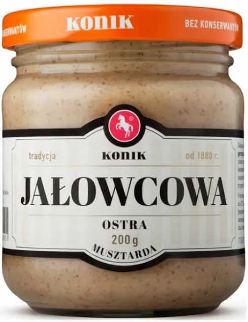 Musztarda jałowcowa konik 200g