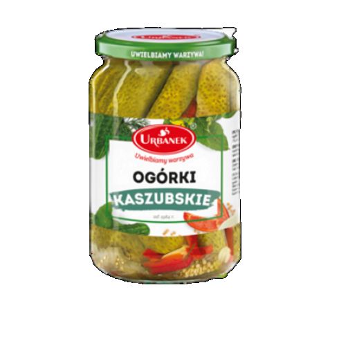 Ogórki kaszubskie 680g/380g Urbanek