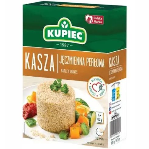 Kupiec kasza jęczmienna perłowa 4x100g