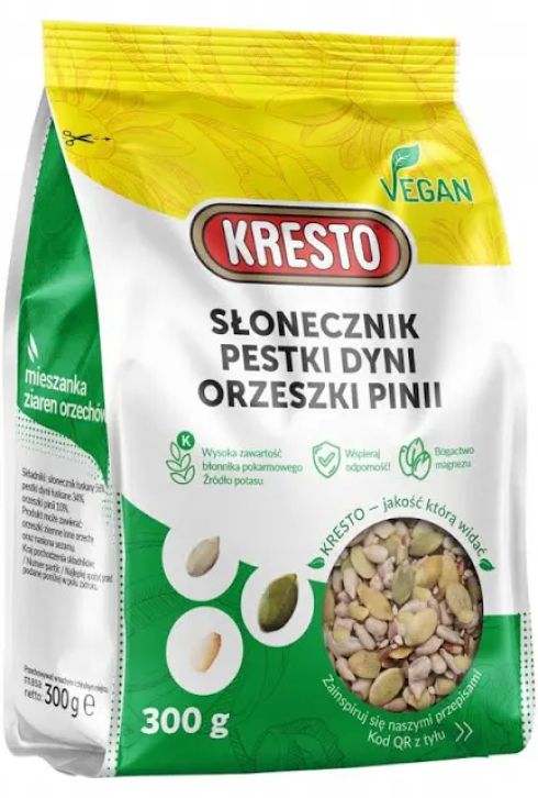 Kresto słonecznik/pestka dyni/orzechy pinii 300g