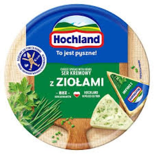 Hochland ser topiony z ziołami-krążek 180g