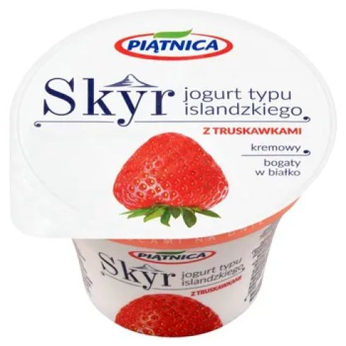 Jogurt skyr z truskawkami piątnica 150g